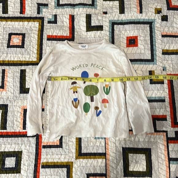 Oeuf World Peace Tshirt Size 2-3Y - Picture 4 of 5